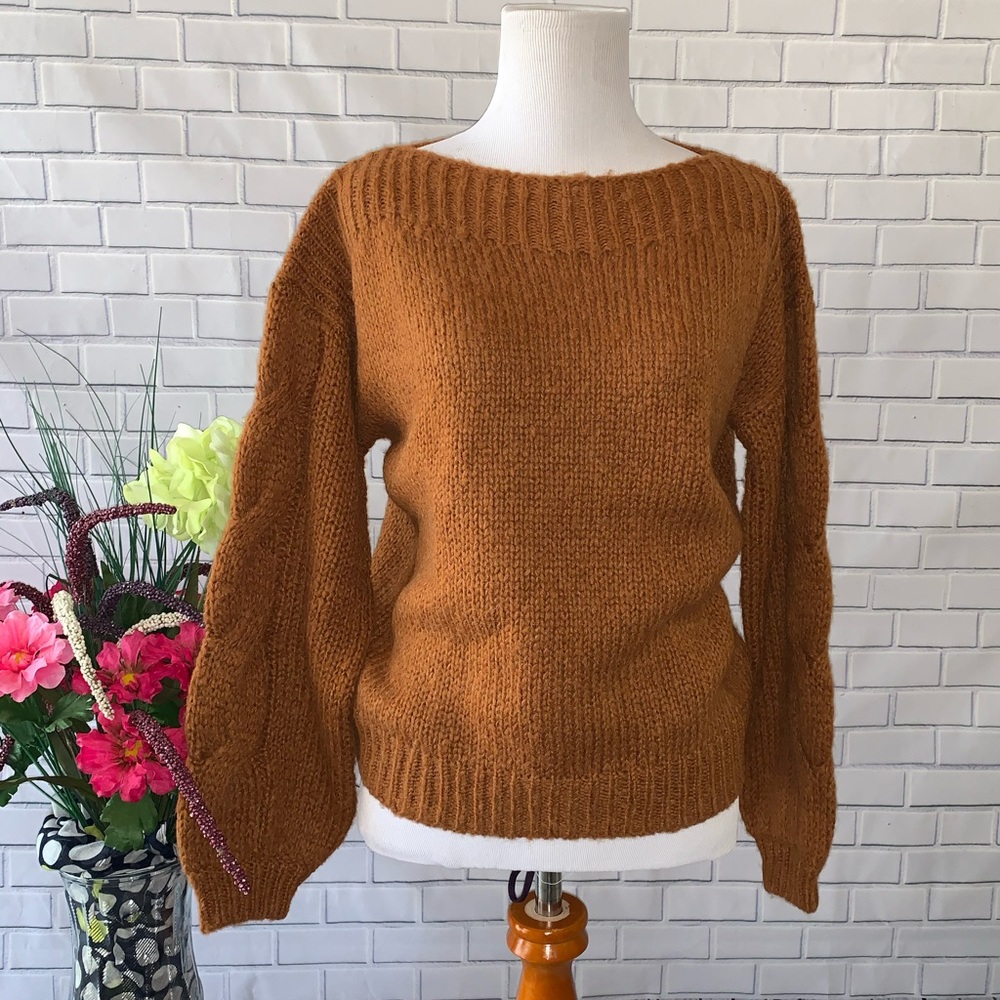 Madewell Cable-Sleeve Boatneck Sweater XXS - Picture 5 of 11